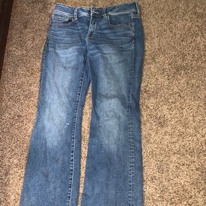 American Eagle size 12 Bootcut Jeans. Slight wear but still in great shape